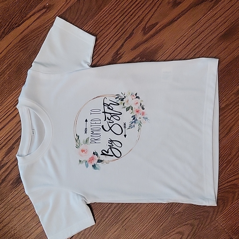 Promoted to Big Sister, Aunt etc baby announcemnt